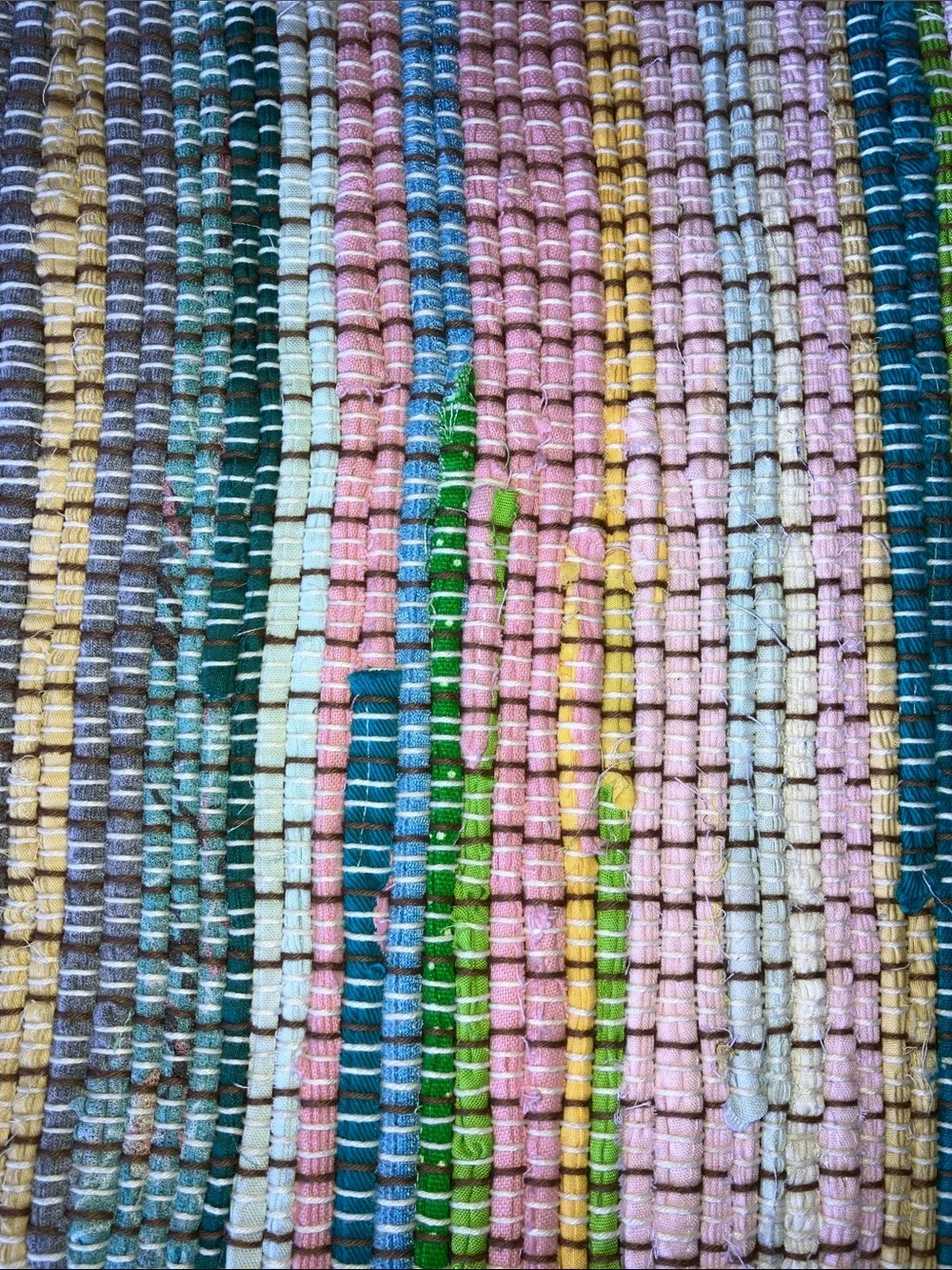 Handmade rag rug
